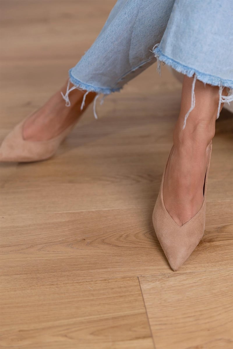 Carolyn | Nu pieds à petit talon