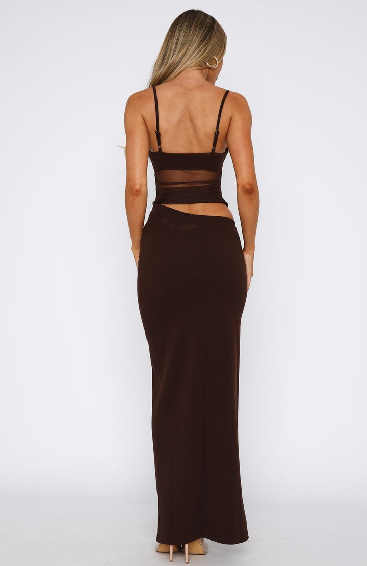 Lyca - Robe Maxi Élégante avec Découpes