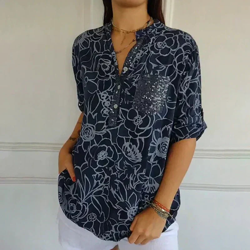 Tatiana - Blouse Florale Légère