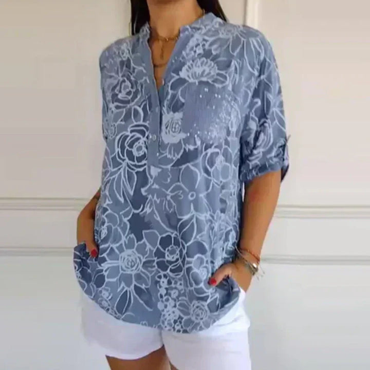 Tatiana - Blouse Florale Légère