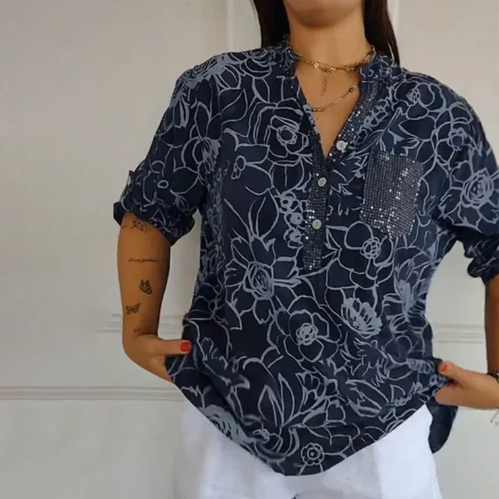 Tatiana - Blouse Florale Légère