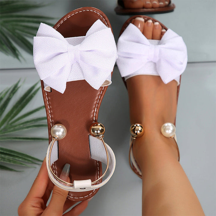Maybelle - Sandales Élégantes avec Détails en Perles