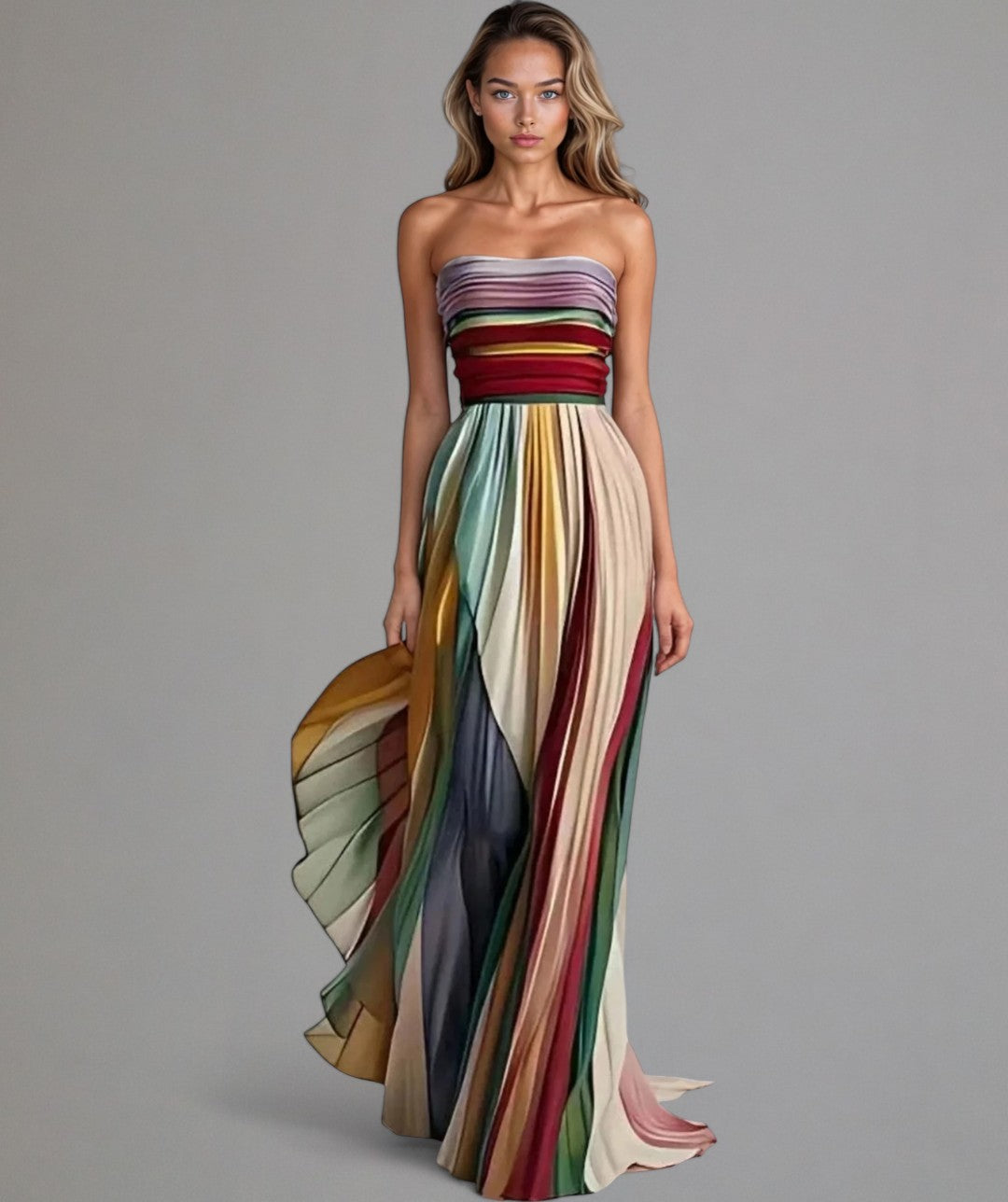 Thalia - Robe A-Line Sans Bretelles Effortless
