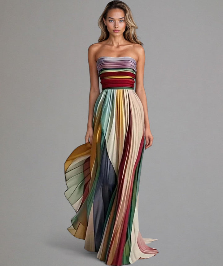 Thalia - Robe A-Line Sans Bretelles Effortless