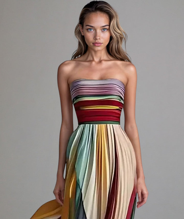 Thalia - Robe A-Line Sans Bretelles Effortless