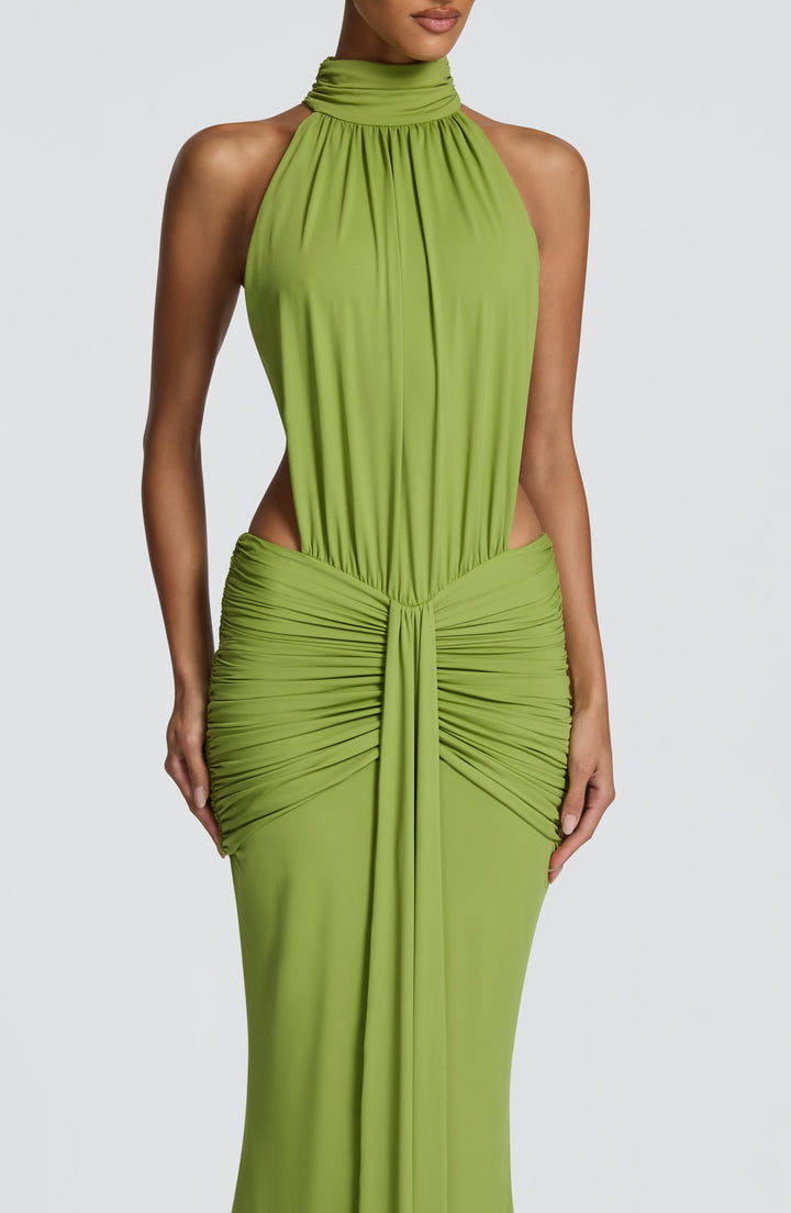 Luna - Élégante Robe en Soie Sans Dos