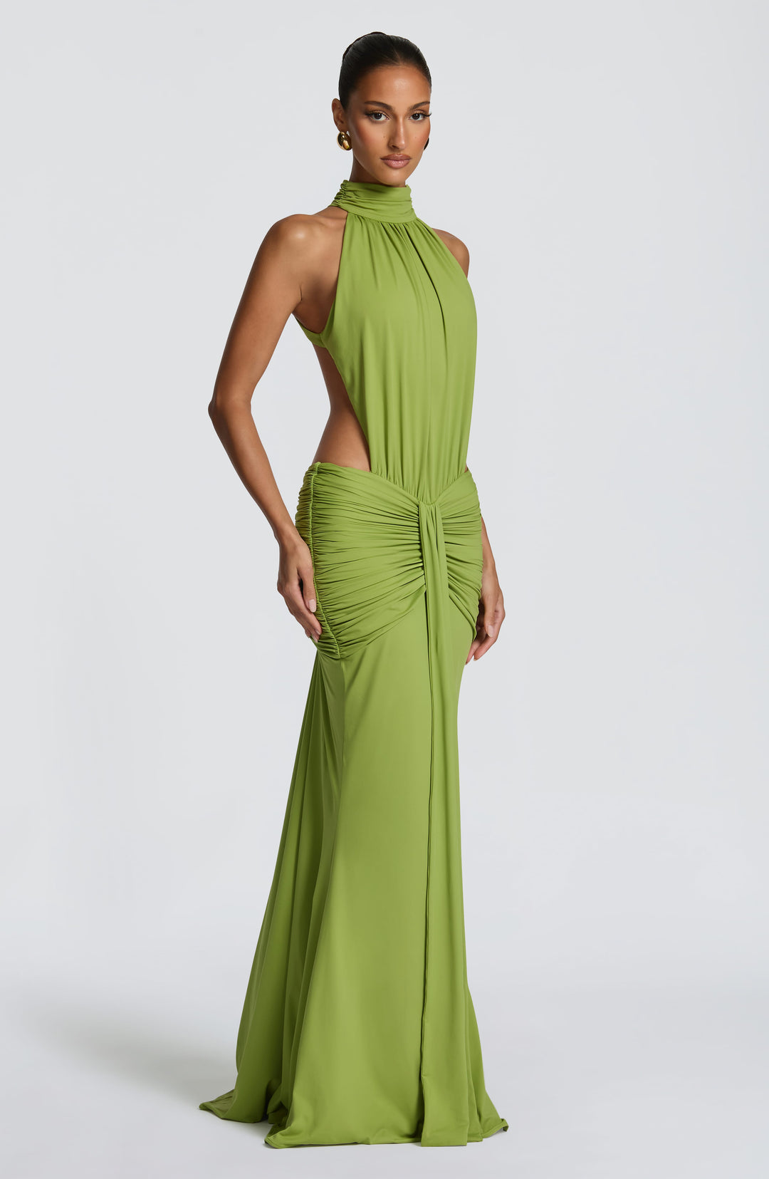 Luna - Élégante Robe en Soie Sans Dos
