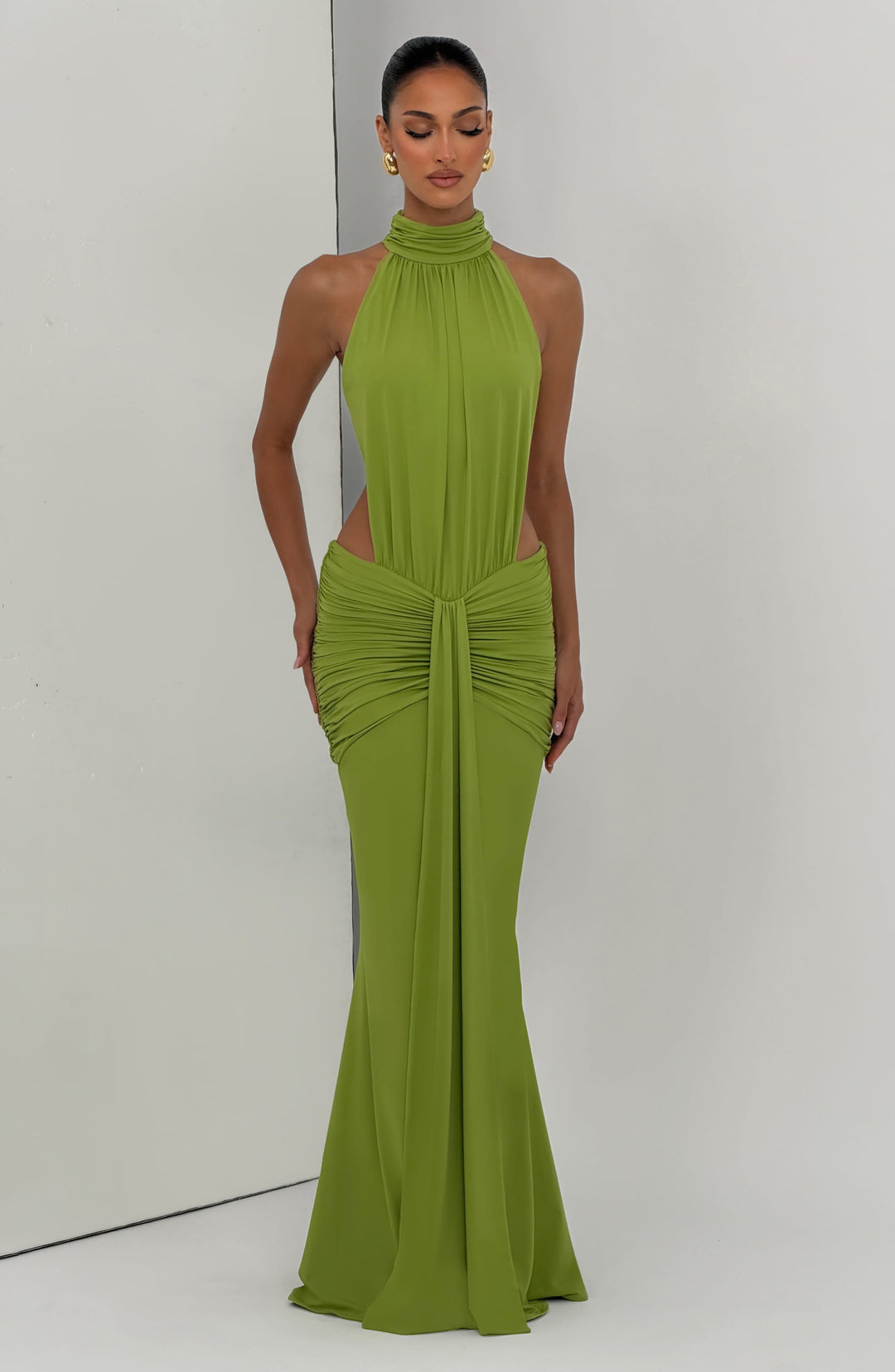 Luna - Élégante Robe en Soie Sans Dos