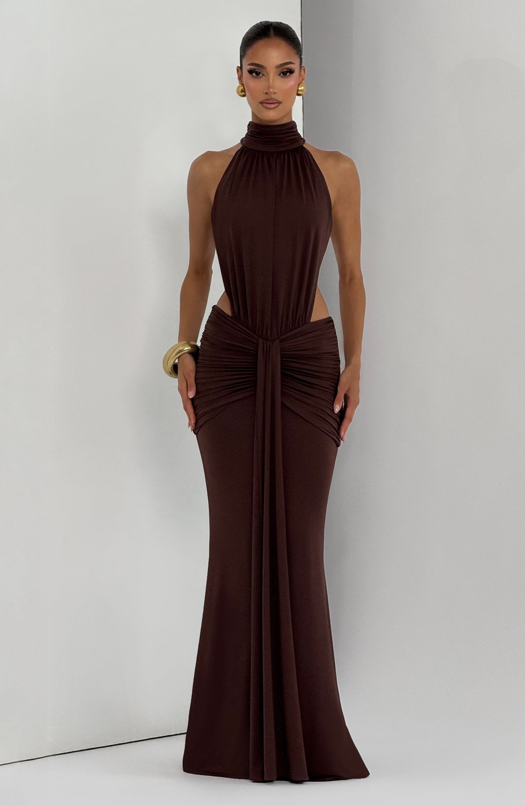 Luna - Élégante Robe en Soie Sans Dos