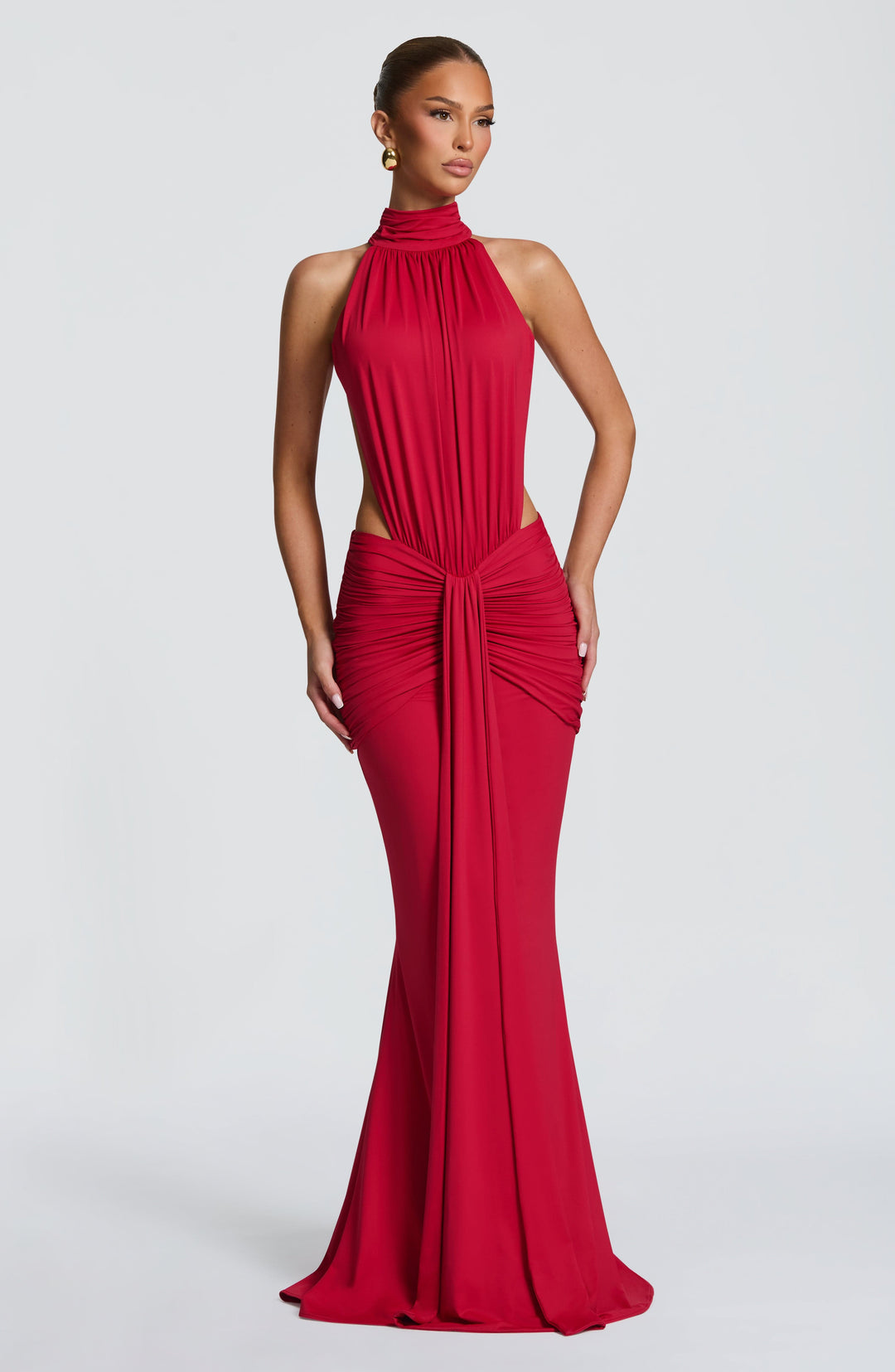 Luna - Élégante Robe en Soie Sans Dos