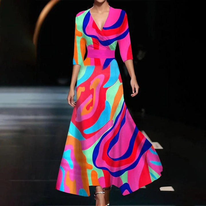 Nikki - Robe Chic avec Imprimé Floral